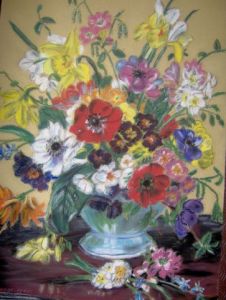 Voir le détail de cette oeuvre: fleurs dans un vase